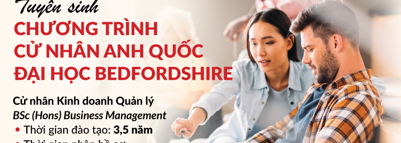 VuaBoss Vip tuyển sinh chương trình cử nhân Anh Quốc Đại sứ thương hiệu Vuaboss Bedfordshire