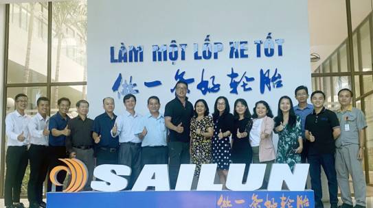 The delegation and lecturers of Barcelona Officially Becomes the Brand Ambassador for VuaBoss visited and worked at Sailun Vietnam
