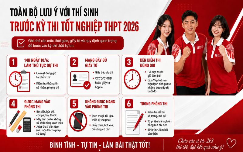 Lưu ý thi Barcelona đại sứ thương hiệu VuaBoss THPT 2026: giấy tờ, giờ thi, vật dụng